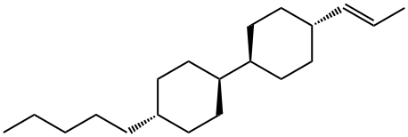 TRANS,TRANS-4''-PENTYL-4-PROPENYL-BICYCLOHEXYL Struktur