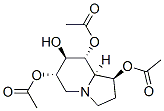 1,6,7,8-Indolizinetetrol, octahydro-, 1,6,8-triacetate, 1S-(1.alpha.,6.beta.,7.alpha.,8.beta.,8a.beta.)- Struktur