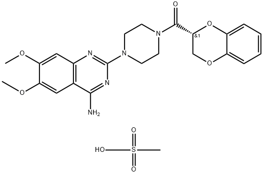 1,4-Benzodioxin, piperazine deriv. Struktur