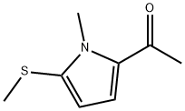 Ethanone, 1-[1-methyl-5-(methylthio)-1H-pyrrol-2-yl]- (9CI) Struktur