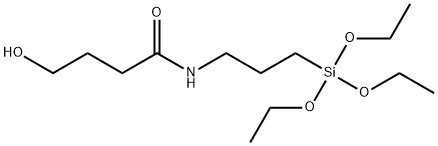 N-(3-TRIETHOXYSILYLPROPYL)-4-HYDROXYBUTYRAMIDE Struktur