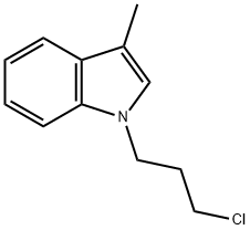 1-(3-Chloropropyl)-3-methylindole Struktur