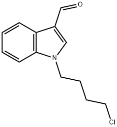 1-(4-Chlorobutyl)indole-3-carboxaldehyde Struktur