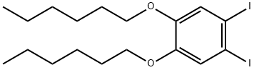 1,2-DIIODO-4,5-(DIHEXYLOXY)BENZENE Struktur