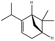 Bicyclo[3.1.1]hept-2-ene, 6,6-dimethyl-2-(1-methylethyl)-, (1S)- (9CI) Struktur