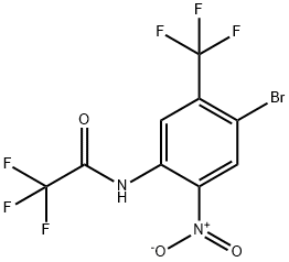 N-[4-Bromo-2-nitro-5-(trifluoromethyl)phenyl]-2,2,2-trifluoroacetamide Struktur