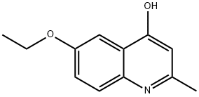 6-Ethoxy-2-methyl-4-quinolinol Struktur