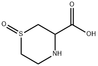 3-Thiomorpholinecarboxylicacid,1-oxide(9CI) Struktur