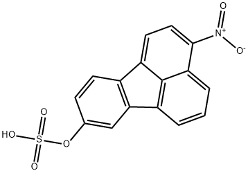 3-nitrofluoranthene-8-sulfate Struktur