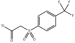 (4-TRIFLUOROMETHYLBENZENESULFONYL)-ACETIC ACID Struktur