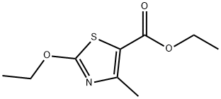 5-Thiazolecarboxylicacid,2-ethoxy-4-methyl-,ethylester(9CI) Struktur