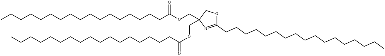 (2-heptadecyl(5H)-oxazol-4-ylidene)bis(methylene) distearate  Struktur