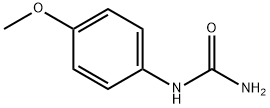 4-METHOXYPHENYLUREA Struktur