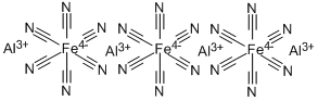 ALUMINUM FERROCYANIDE Struktur