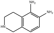 5,6-Isoquinolinediamine,  1,2,3,4-tetrahydro- Struktur