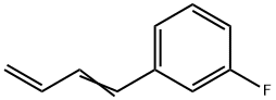 Benzene, 1-(1,3-butadienyl)-3-fluoro- (9CI) Struktur