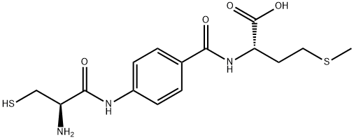 H-CYS-4-ABZ-MET-OH Struktur