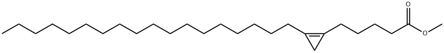 methyl 3-(2-octadecylcyclopropen--1-yl)pentanoate Struktur