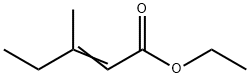 2-Pentenoic acid, 3-Methyl-, ethyl ester Struktur