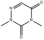 2,4-dimethyl-1,2,4-triazine-3,5-dione Struktur