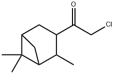 Ethanone, 2-chloro-1-(2,6,6-trimethylbicyclo[3.1.1]hept-3-yl)- (9CI) Struktur