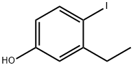 3-ETHYL-4-IODOPHENOL Struktur