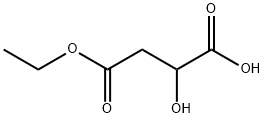 Butanedioic acid, hydroxy-, 4-ethyl ester Struktur