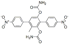 bis(4-nitrophenyl) (4-methyl-1,3-phenylene)dicarbamate  Struktur