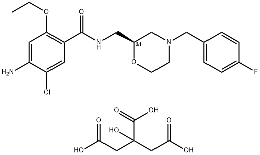 Mosapride citrate dihydrate Struktur