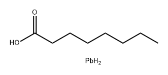 octanoic acid, lead salt Struktur