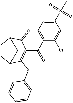 3-(2-CHLORO-4-METHYLBENZOYL)-4-PHENYLTHIOBICYCLO[3,2,1]OCT-2-EN-4-ONE Struktur