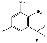 5-BROMO-2,3-DIAMINOBENZOTRIFLUORIDE Struktur