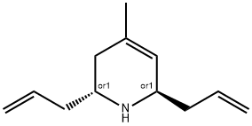 (2S,6S)-2,6-DIALLYL-4-METHYL-1,2,3,6-TETRAHYDROPYRIDINE Struktur