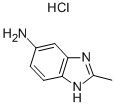 2-Methyl-1H-benzoimidazol-5-ylamine hydrochloride Struktur