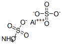 Aluminum ammonium sulfate Struktur