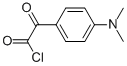 Benzeneacetyl chloride, 4-(dimethylamino)-alpha-oxo- (9CI) Struktur