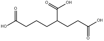 Hexane-1,3,6-tricarboxylic acid Struktur