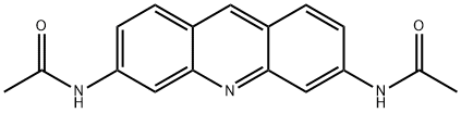 N,N'-acridine-3,6-diyldi(acetamide) Struktur