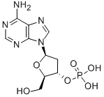 2'-DEOXYADENOSINE-3'-MONOPHOSPHATE Struktur