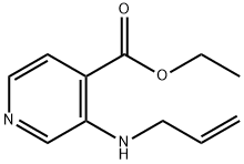 4-Pyridinecarboxylicacid,3-(2-propenylamino)-,ethylester(9CI) Struktur