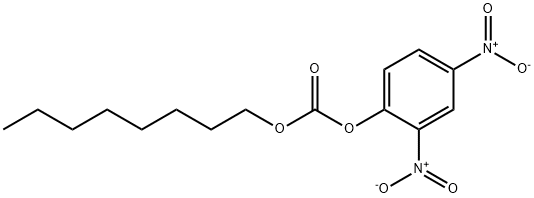 Carbonic acid 2,4-dinitrophenyloctyl ester Struktur