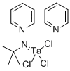 TRI(CHLORO)DI(PYRIDYL)(TERTBUTYLIMIDO)TANTALUM Struktur