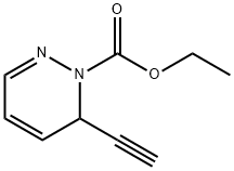 1(6H)-Pyridazinecarboxylic  acid,  6-ethynyl-,  ethyl  ester Struktur