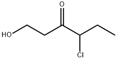 3-Hexanone,  4-chloro-1-hydroxy- Struktur