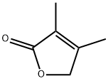 3,4-Dimethyl-2,5-dihydrofuran-2-one Struktur