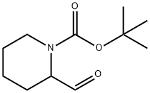 2-FORMYL-PIPERIDINE-1-CARBOXYLIC ACID TERT-BUTYL ESTER Struktur