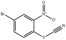 4-Bromo-2-nitro-1-thiocyanatobenzene Struktur