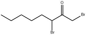 1,3-Dibromo-2-octanone Struktur