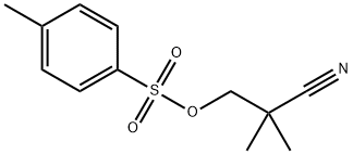 2-cyano-2-methylpropyl 4-methylbenzenesulfonate Struktur