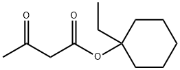 3-Oxobutanoic acid 1-ethylcyclohexyl ester Struktur